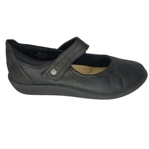 CushionAire Skipper Black Maryjane Size 7W